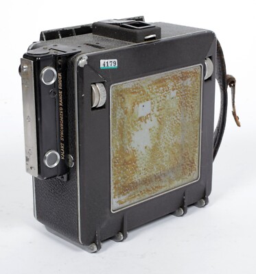 Busch Pressman 4X5 camera (bellows pinholes) sold AS IS #4179