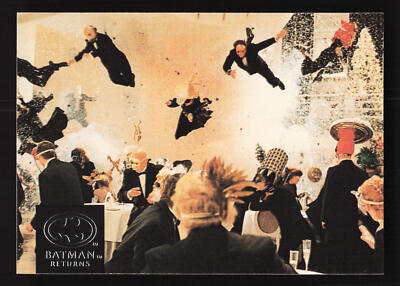 1992 Stadium Club Batman Returns #64 A massive explosion