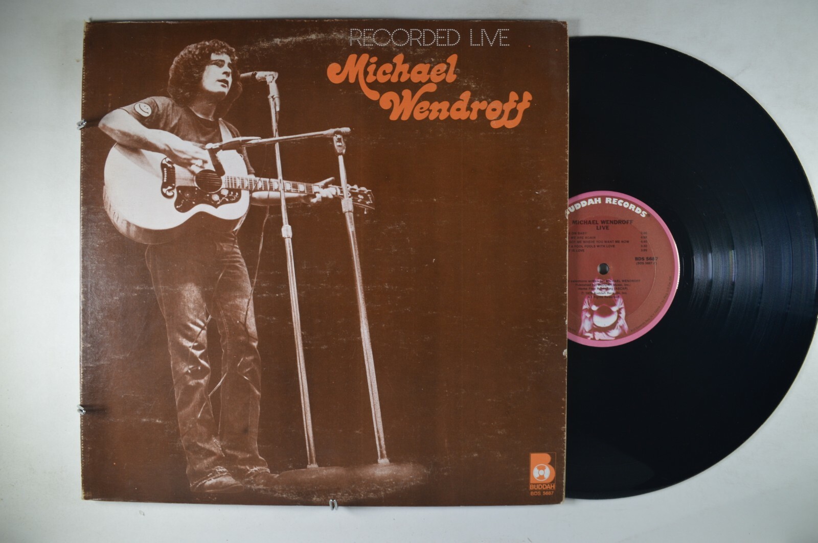 MICHAEL WENDROFF Recorded Live ROCK Promo LP BUDDAH