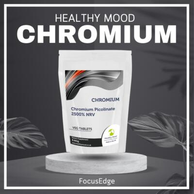 Chrom Essential x90 Tabletten für Stoffwechselbalance und tägliche Vitalität Gesundheit F