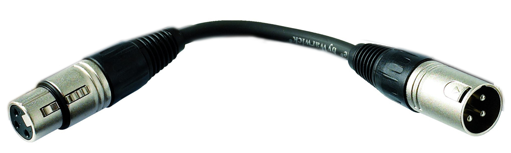 Rockgear RCL 30150 D6 Cavo Patch XLR femmina / XLR maschio da 15 cm Patch Cable