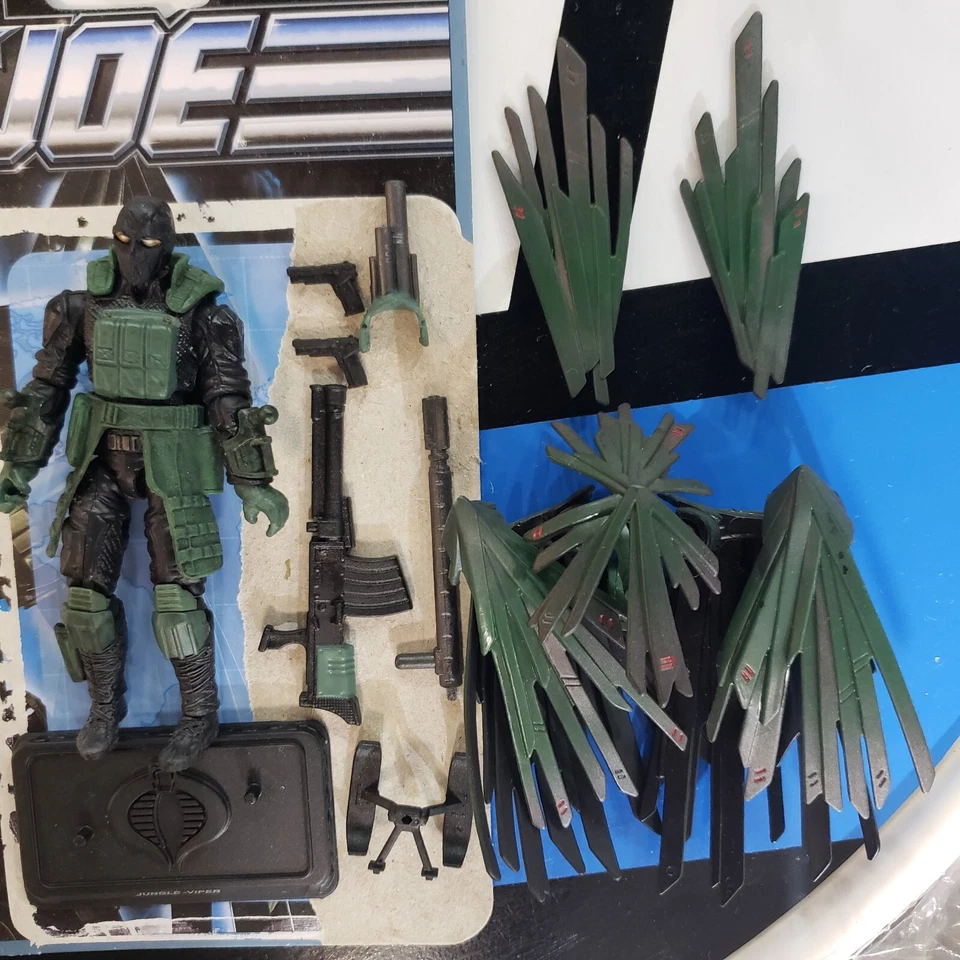 GI Joe Pursuit Of Cobra JUNGLE VIPER 2010 Complete w/ Filecard POC 25th 50TH - Image 3 of 3