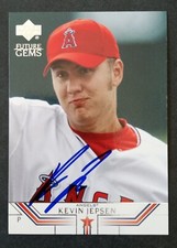 2002 Upper Deck (Future Gems) SIGNED: Kevin Jepsen, ANGELS #13