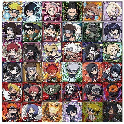 Naruto Villains Sticker Pack  Anime Ninja Martial Arts Japanese