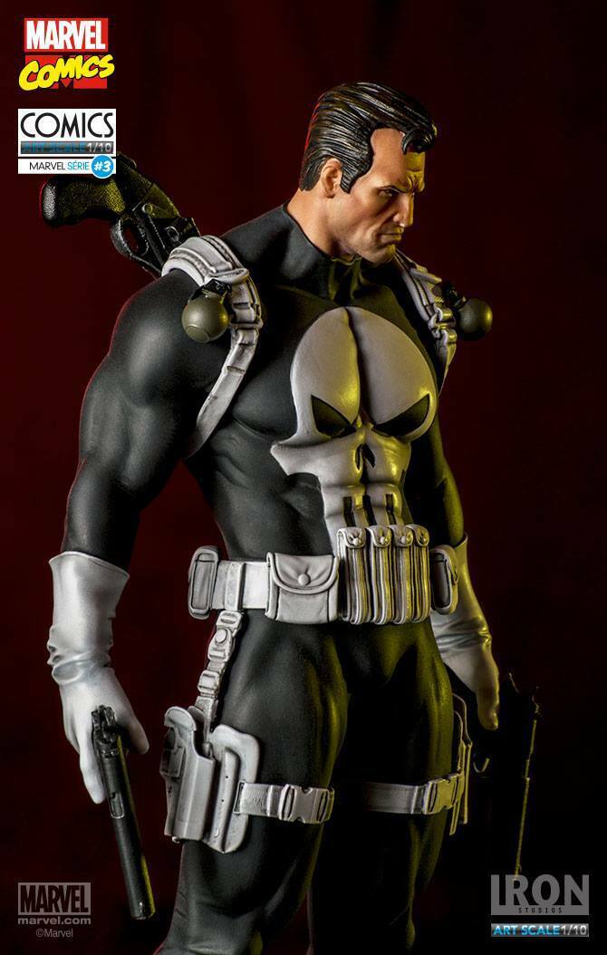 Iron Studios Punisher Statue Figure Marvel Frank Castle Rare Limited Ed  1:10