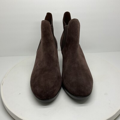 Crocs Boots Women's 11 Leigh Wedge Heel Chelsea Ankle Booties