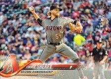 2018 Topps #174 Jimmie Sherfy Arizona Diamondbacks Rookie Card RC