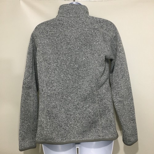 Patagonia S Better Suéter Gris Tejido Polar Chaqueta Pullover Blanco Abedul (BCW) - Imagen 5 de 6
