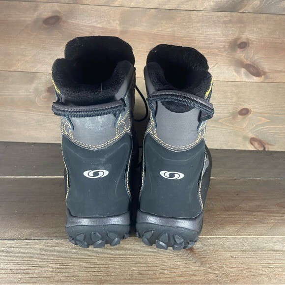 Scarpe da trekking invernali Salomon taglia 7 5 nere impermeabili sottili