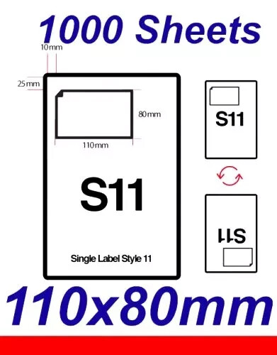 50-100 X A4 INTEGRATED LABELS-Ebay AMAZON Invoice paper-S11 FREE 2nd C/delivery - Picture 2 of 3