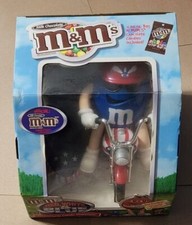 M&M - ON THE MOTORCYCLE / BIKE COLLECTIBLE CANDY DISPENSER