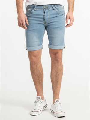 Shorts Herren Jeans Shorts Rock Creek Herren kurze Hose Bermuda Blau H-374 NEU