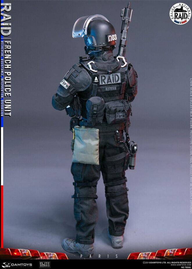 DAMTOYS 78061 1/6 French Police Unit RAID in Paris Figure DAMTOYS 78061 1/6 French Police Unit RAID in Paris Figure