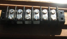 Double Row 6-Gang Binding Head Screw Terminal Block - YNG-HUE