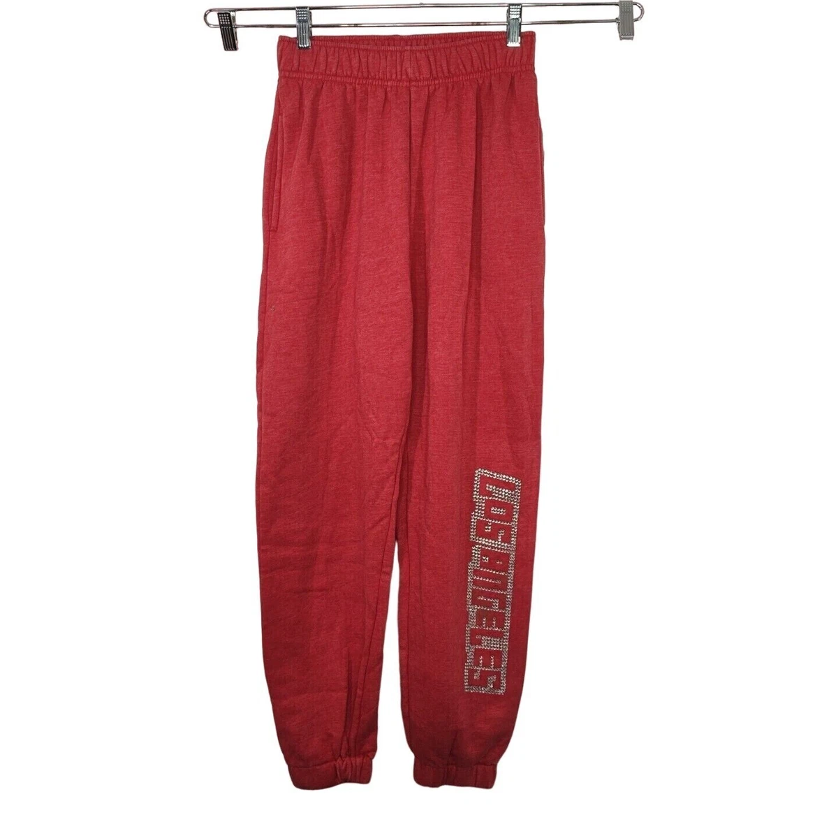 Wild Fable Washed Red Los Angeles Bling Sweatpants Jogger Women