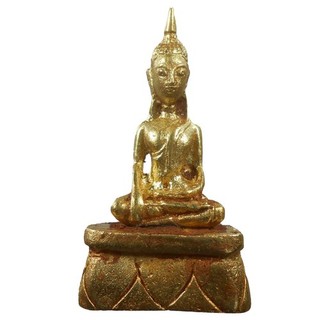 PERFECT STATUE PHRA KRU AYUTTHAYA OLD THAI BUDDHA AMULET PENDANT VERY NICE