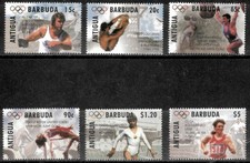 Antigua 1995 - Olympics Sports - Set of 6 Stamps - Scott #1891-6 - MNH