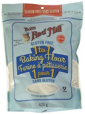 Bobs Red Mill Gluten Free 1-to-1 Baking Flour, 624g/22oz.