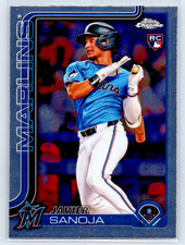 2025 Topps Chrome Javier Sanoja #76 (RC) Marlins