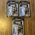 3 STAR WARS Vintage Collection 501st Blue CLONE TROOPER Action Figure Lot