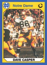 Dave Casper 1989 Notre Dame Fighting Irish: 1964-87 #20  Fighting Irish