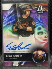 2023 Bowman Platinum #TOP-88 Silas Ardoin Top Prospects Autographs Pink #/199