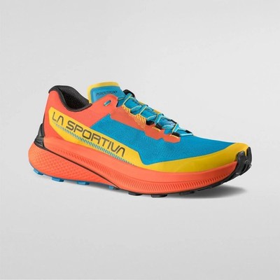 La Sportiva Prodigio Men tropic blue cherry tomato Trailrunningschuhe