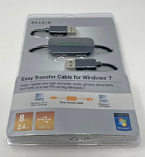 Belkin Easy Transfer Cable For Windows 7 New Unopened USB 8 ft