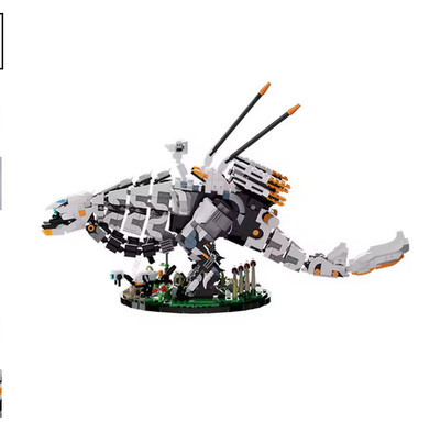 Gobricks MOC Thunderjaw Building Blocks Set   Zero Dawn / Forbidden West Monster