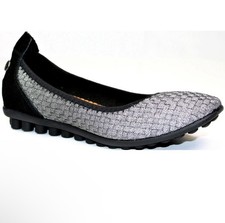 Bernie Mev Hazel Pewter Flats Size EUR 39 US 8