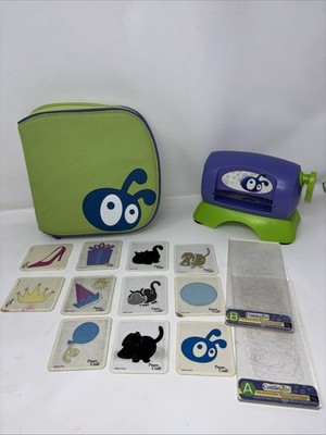 Provo Craft Cuttlekids Shape Maker Kit Kids Die Cut Machine + 11 Plus Dies READ