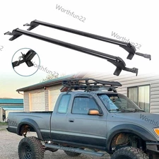 for Toyota Tacoma 43.3'' Top Roof Racks Cross Bars Cargo Carrier Luggage w/ Lock