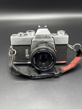 Minolta SRT 201 Film Camera With 45mm 1:2 Rokkor X Pancake Lens