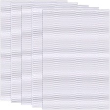 PAGOW 5 Sheets White Fursuit Eye Mesh, 11.8"x7.87" Waterproof Printable Eye Mesh