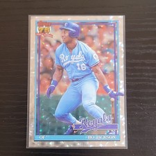 Topps 2026 Series 1 Bo Jackson KC Royals Crackle Foil T91-29