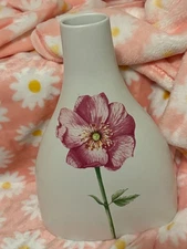 Villeroy & Boch Country Collection Flora Summerfield Vase 11” Pink Flowers