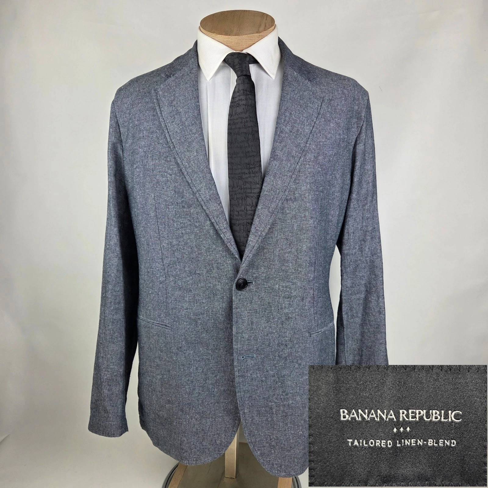 Banana Republic Mens Blazer Jacket 44L Linen Cotton Tailored Lightweight Unlined
Opens in a new wind