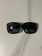 Authentic Black Christian Dior Sunglasses with Gold Logo