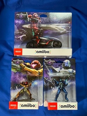 Nintendo amiibo Metroid Prime 4 Beyond 3pc Set Samus Samus&Viola Sylux Sealed JP