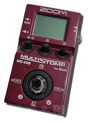 ZOOM MS-60B MultiStomp Bass Pedal Multi-Effects Processor 1124 Tested & Works