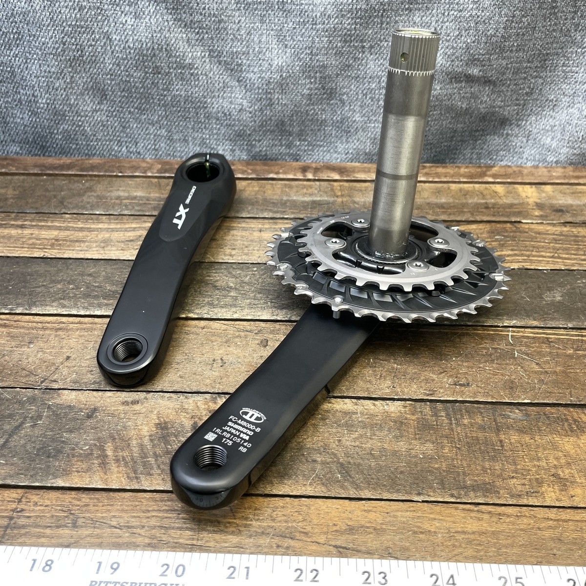 Shimano Deore XT FC-M8000 Crankset 175mm 36/26T 2x11 MTB