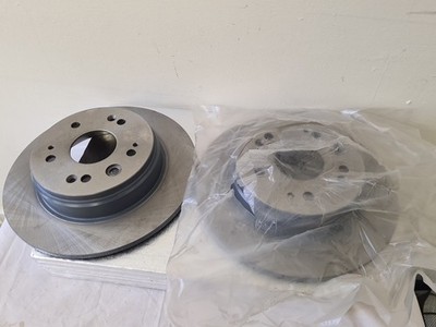 2x Brake Discs Pair Solid Rear 282mm ADH24387 Blue Print. SEE DESCRIPTION 