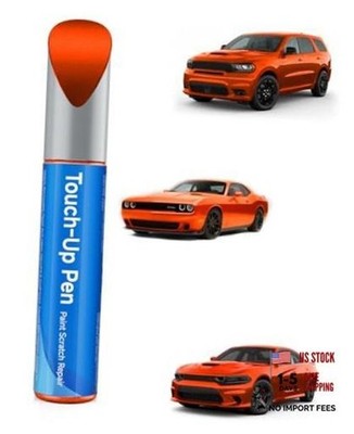 PVP/NVP Car Touch Up Paint Compatible with Dodge   Scratch Repair Kit, Go Mango