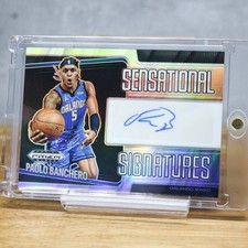 Auto Paolo Banchero 2024-25 Panini Prizm Black Sensational Signatures Silver 767