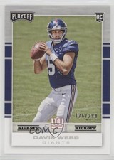 2017 Panini Playoff Rookies Kick Off 126/299 Davis Webb #206 z6b
