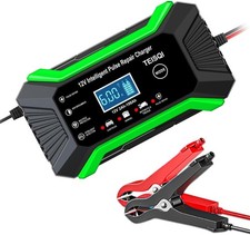 Car Battery Charger, 12V 6A Smart Battery Trickle Charger Automotive 12V Batter