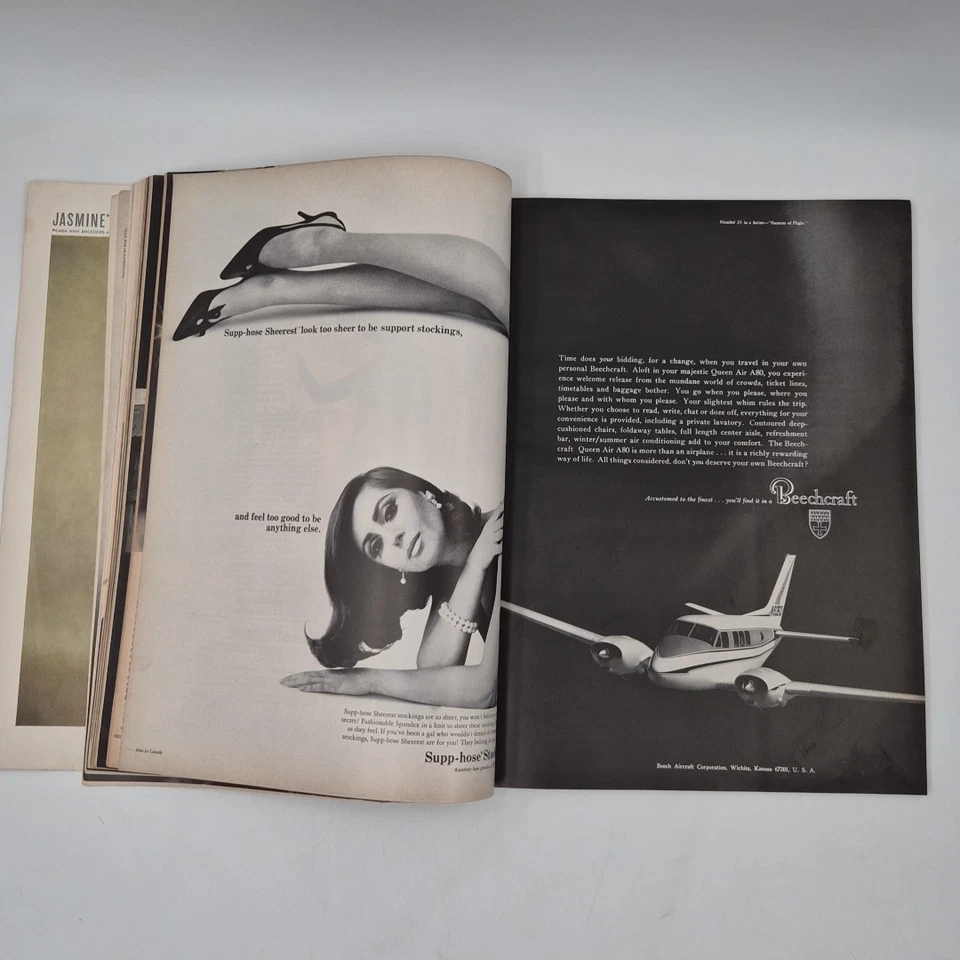 VTG 1964 Vogue Audrey Hepburn Cover +10 Penn pgs Wearing Givenchy My Fair Lady Foto 3 de 4