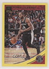 2018-19 Panini Donruss Yellow Flood Kawhi Leonard #121 9l4