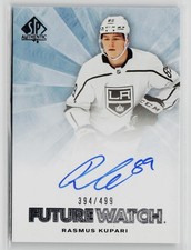 Rasmus Kupari /499 - 2021-22 SP Authentic Retro Future Watch Autographs #RFWA-RK