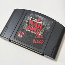 N64 Game US Version of WWF WarZone - Badd Blood,for Nintendo 64 Console
